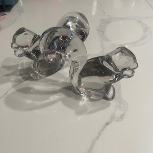 Pair of Crystal Viking Squirrels